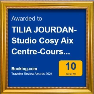Apartment Tilia Jourdan-studio Cosy Aix Centre-cours Mirabeau-parking-wifi-smart Tv-rue Calme
